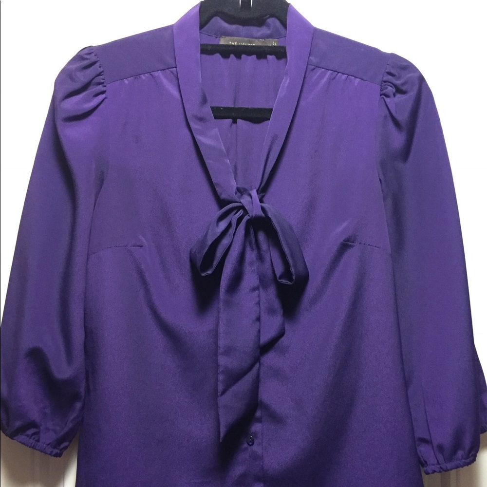 The Limited Tie-Neck Blouse